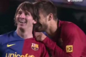 梅西生涯首次任意球破门！机智偷袭对手门将得手！