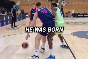 打好关系！开拓者发布杨瀚森克林根里斯视频：三个高个子欢乐时光