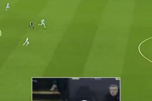 当瓜帅看到维尼修斯突破之后，就感到大事不妙了