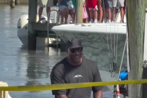 连GOAT乔丹都出海钓鱼了，想想乔治也不算什么了🤣🤣🤣