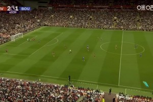 反击太快了！利物浦前场传球失误，伯恩茅斯断球两脚传球破门！