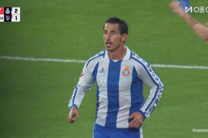 马竞1-2遭西班牙人绝杀！希拉利传中米利亚俯身头球破门！