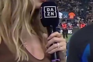 谁看谁迷糊！卡里乌斯老婆采访恰尔汗奥卢给他整脸红了🤣