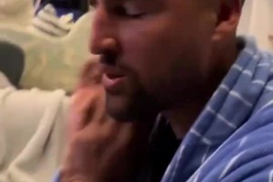 克莱和新女友梅根撒狗粮，梅根为其准备了意大利面&红酒&美人