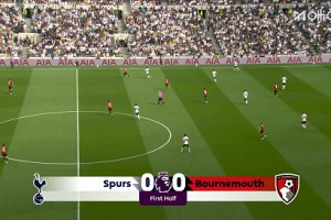 【集锦】英超-埃瓦尼尔森闪击热刺全场5射1正 热刺0-1伯恩茅斯