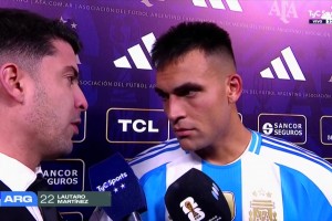 劳塔罗：一个令人感动的夜晚，一个值得铭记的夜晚，因为梅西