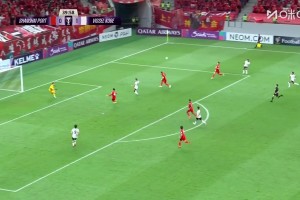 海港后点无人盯防，对手轻松破门！海港0-2落后神户
