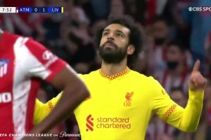 遇佛杀佛！马竞铁桶阵也挡不住，萨拉赫连过三人破门