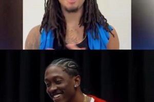 曾凡博亮相篮网媒体日，这造型帅不帅？😎