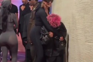 卡戴珊家的人身材太出格了，远远就能认出来