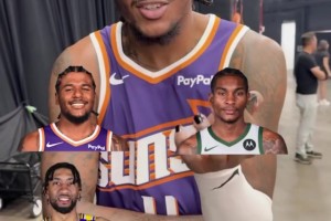 好难的采访题！回忆生涯首发阵容😂杰伦-格林猜了半天想不起来